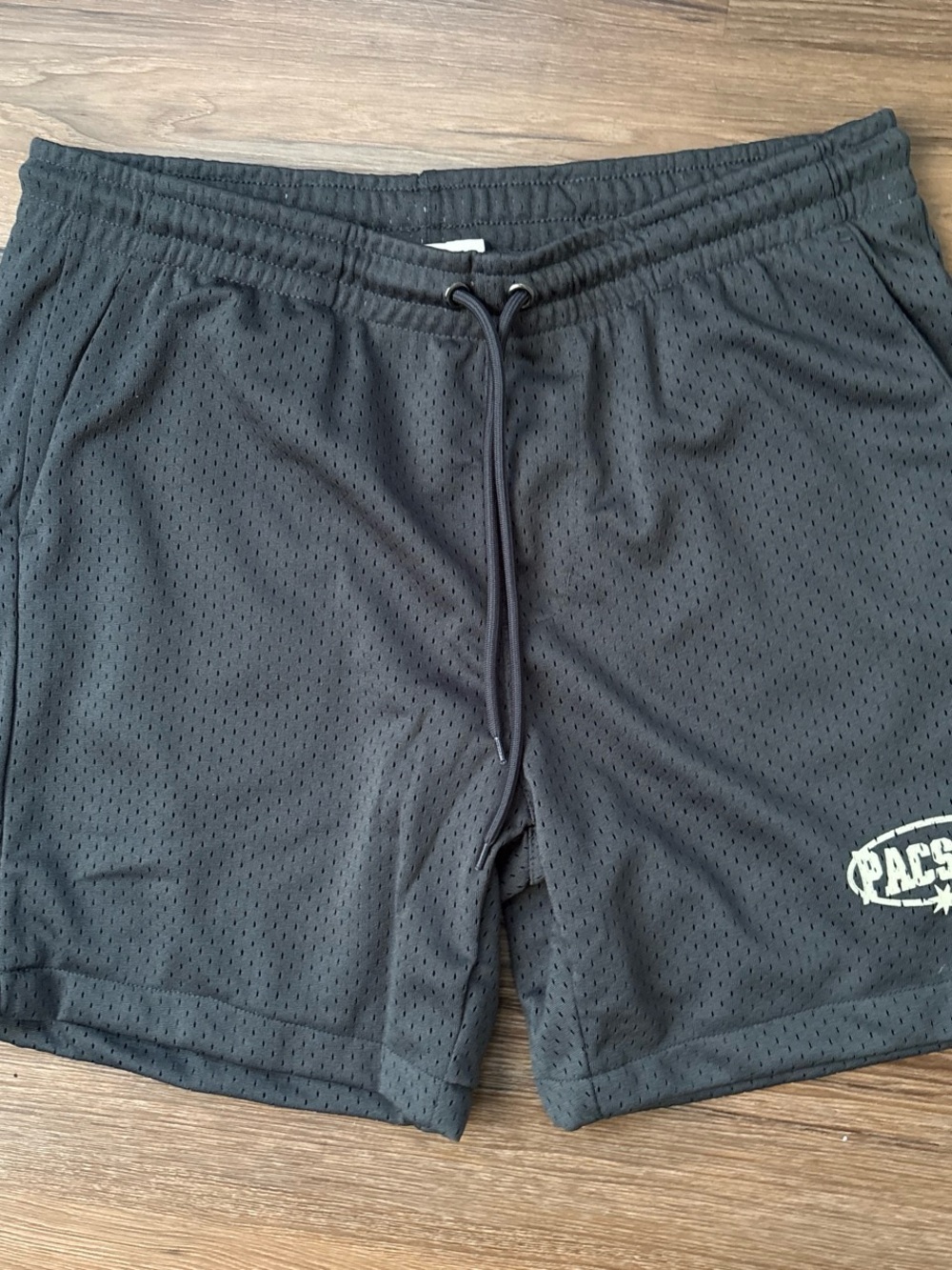 PacSun Black Mesh Athletic Drawstring Shorts